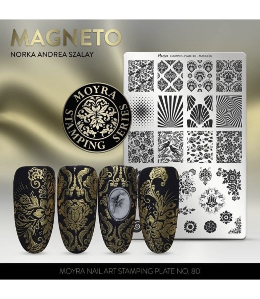 Plaque stamping 80 Moyra MAGNETO 2