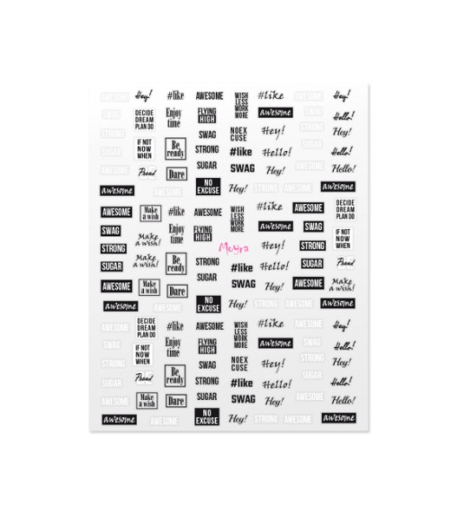 Autocollant Moyra n ° 09