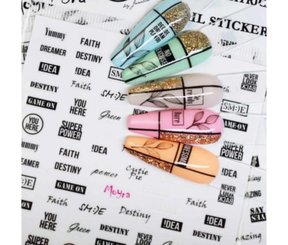 Moyra Autocollant Messages