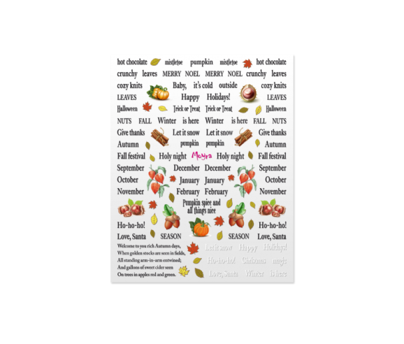 Moyra Autocollant Messages