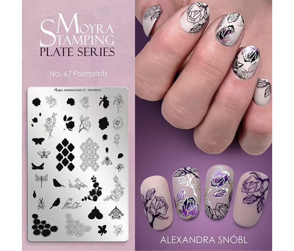 Moyra Plaque Stamping Footprints