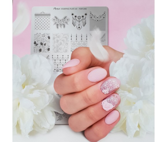 Plaque stamping 64 Moyra Perfume
