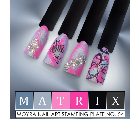 Plaque stamping 54 Moyra Matrix