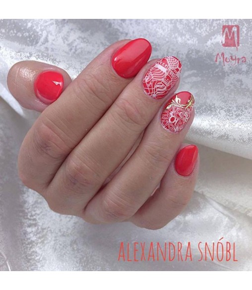 Plaque stamping 47 Moyra RUSSIAN