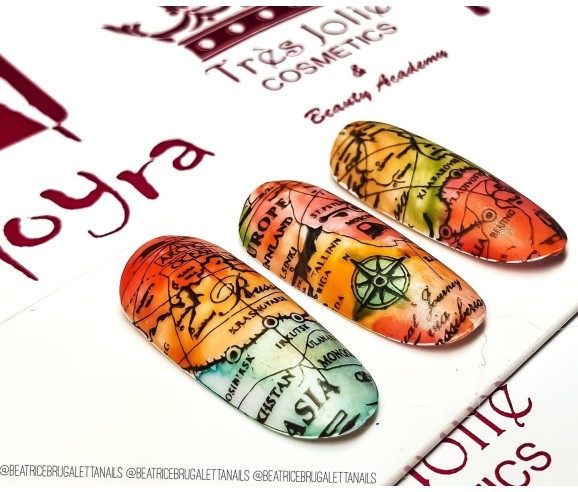 Plaque stamping 47 Moyra RUSSIAN