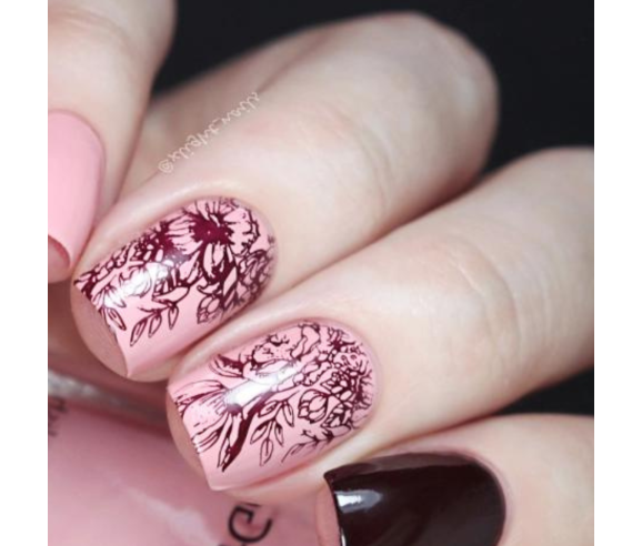 Moyra Plaque Stamping Florality 3