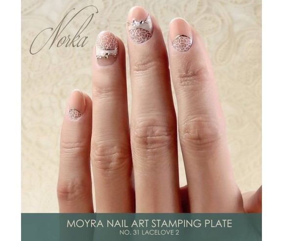 Plaque stamping 31 Moyra LACELOVE 2