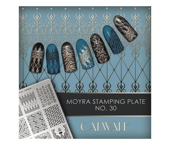 Plaque stamping 30 MOYRA CATWALK
