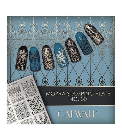 Plaque stamping 30 MOYRA CATWALK