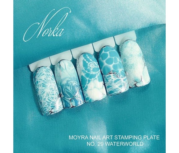 Plaque stamping Moyra 29 WATERWORLD