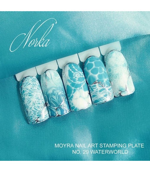 Plaque stamping Moyra 29 WATERWORLD