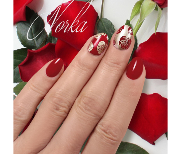 Moyra plaque stamping Florality 2