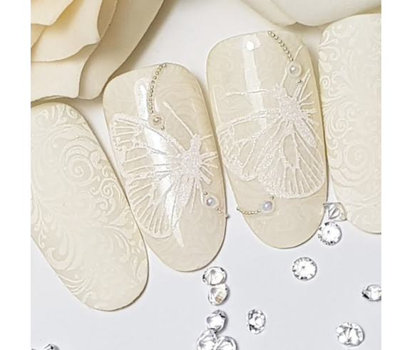 Moyra Plaque Stamping White wedding