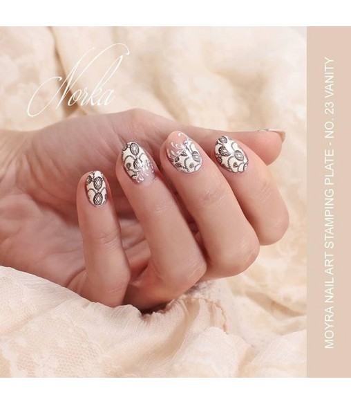 Plaque stamping 23 Moyra  VANITY 2