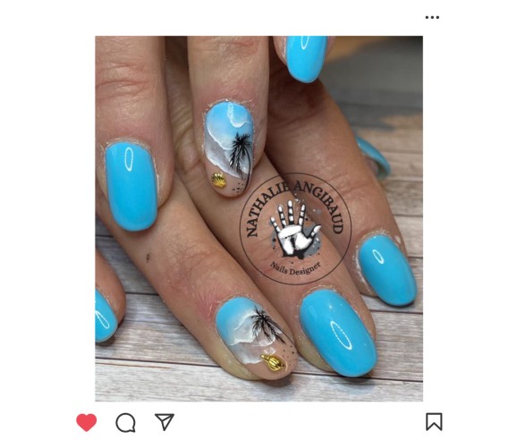 Summer Sea Nail Art