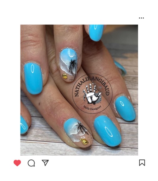 Summer Sea Nail Art