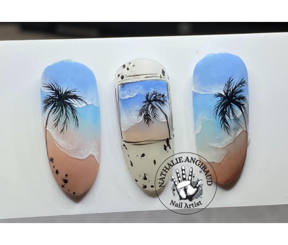 Summer Sea Nail Art