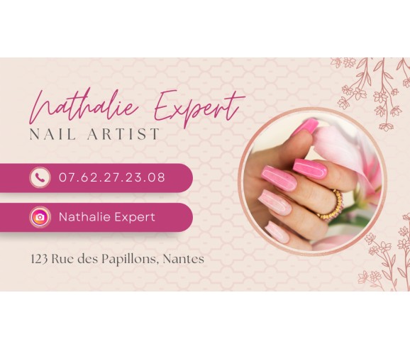 Carte de Visite Rose