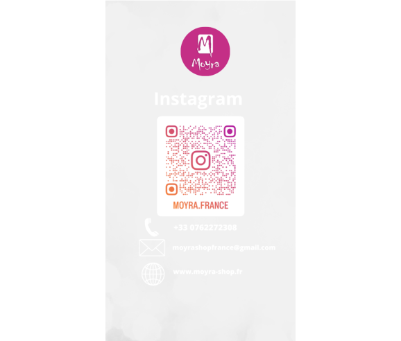 Carte de Visite version Instagram