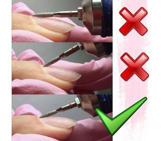 Staleks FLAME diamantée, fine (ROUGE) 2,3 mm/10 mm