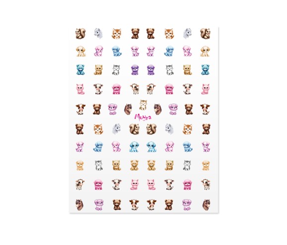 Moyra Autocollant pour enfants