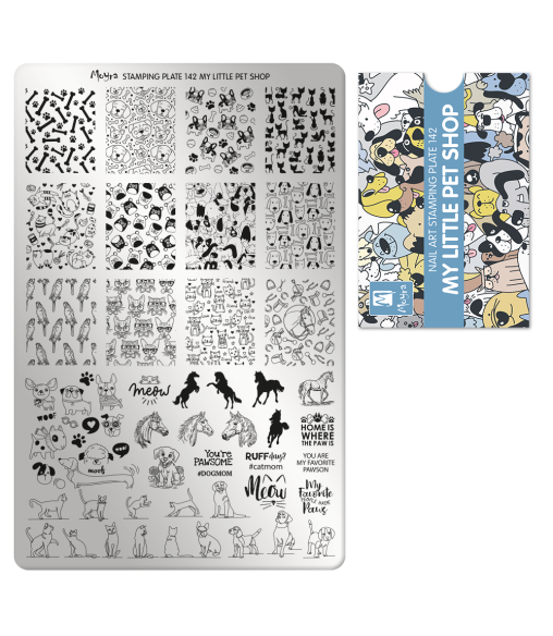 Moyra Plaque Stamping Little Pet shop