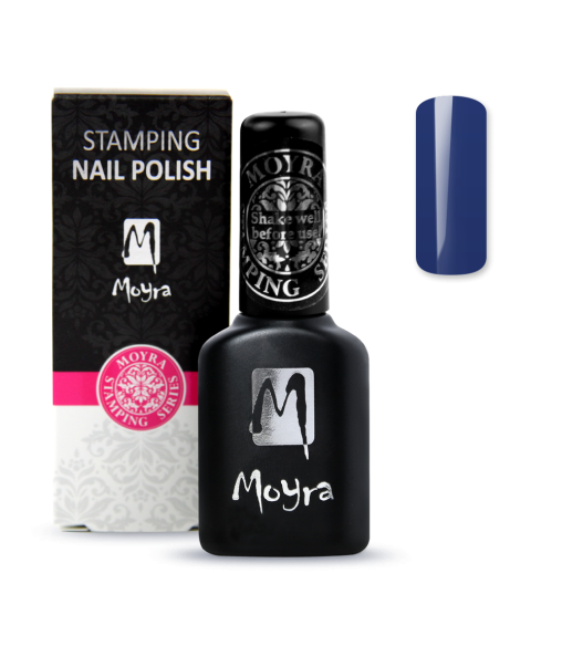 Moyra Smart Stamping Nail Polish Blue