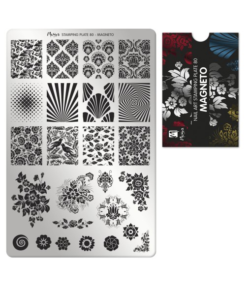 Plaque stamping 80 Moyra MAGNETO