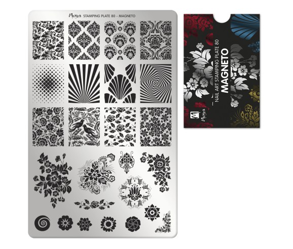 Plaque stamping 80 Moyra MAGNETO