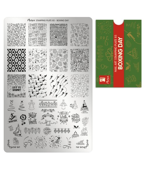 Plaque stamping 85 Moyra Boxing Day