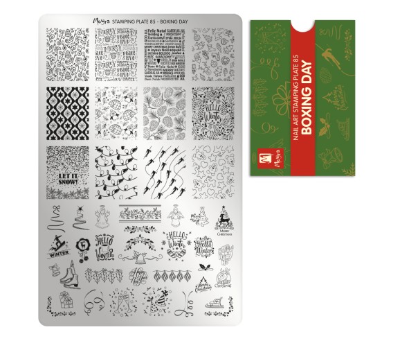 Plaque stamping 85 Moyra Boxing Day