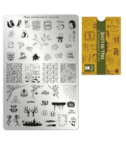 Plaque stamping 83 Moyra Fall in Love