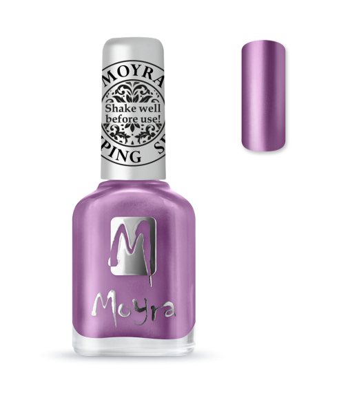 Moyra vernis stamping chrome violet