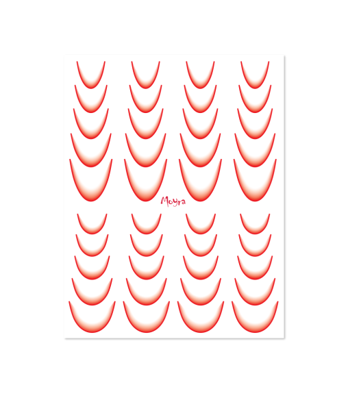 Water decall french ombrée