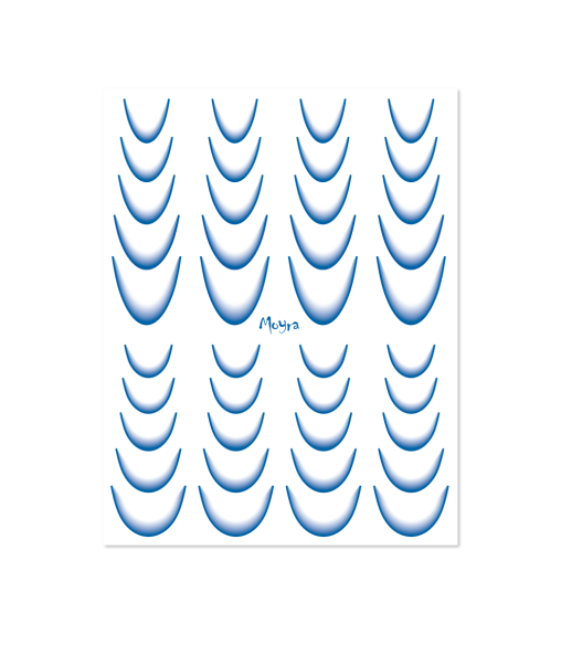 Water decall french ombrée