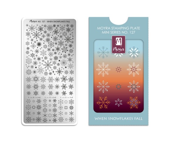 Moyra Mini Plaque Stamping Snowflakes