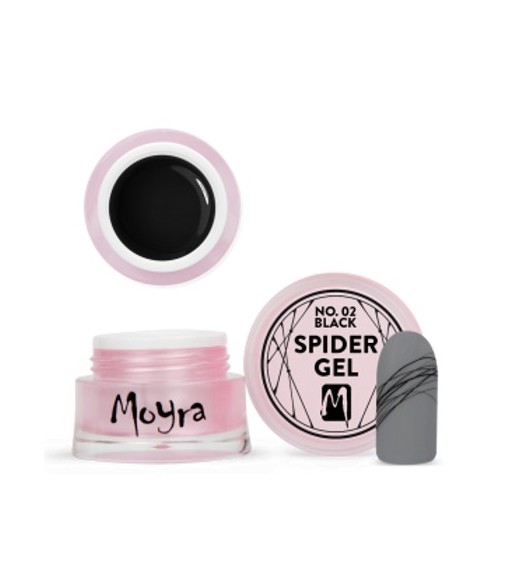 Moyra Spider gel, Gel élastique  pour des décos magiques