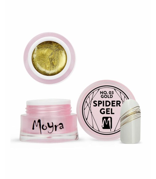 Moyra Spider gel, Gel élastique  pour des décos magiques