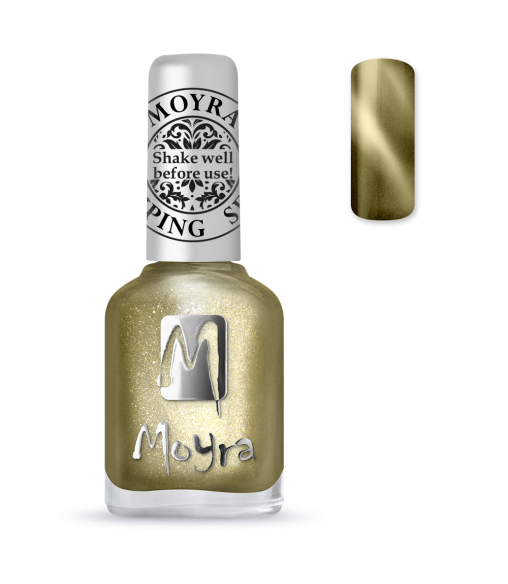 Moyra Vernis stamping Cat Eye Or