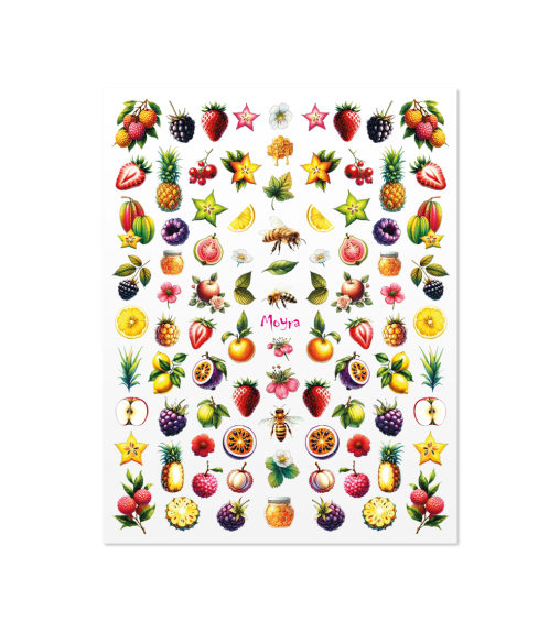 Autocollant pour ongles Moyra n° 28