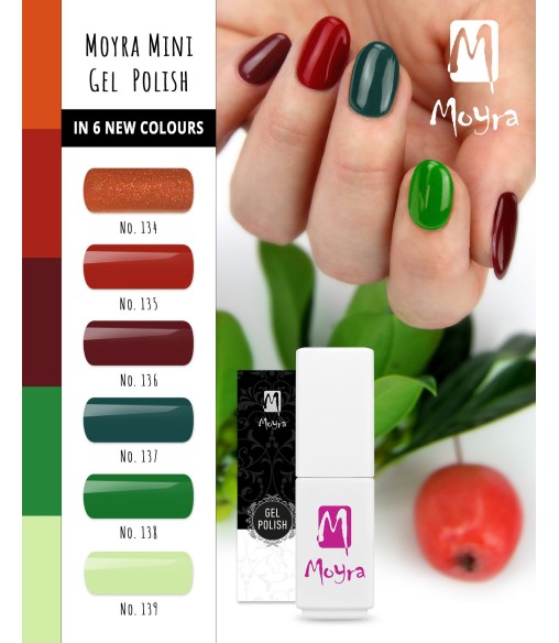 Collection Gel Polish Automne 2025 Moyra – 6 Couleurs, Économisez 5€