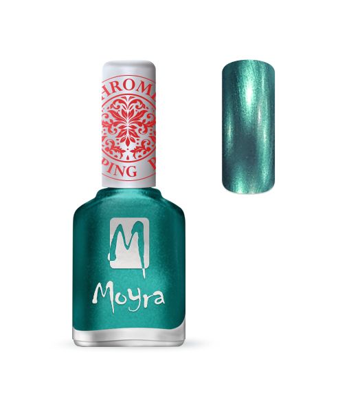 Moyra vernis Stamping Chrome vert