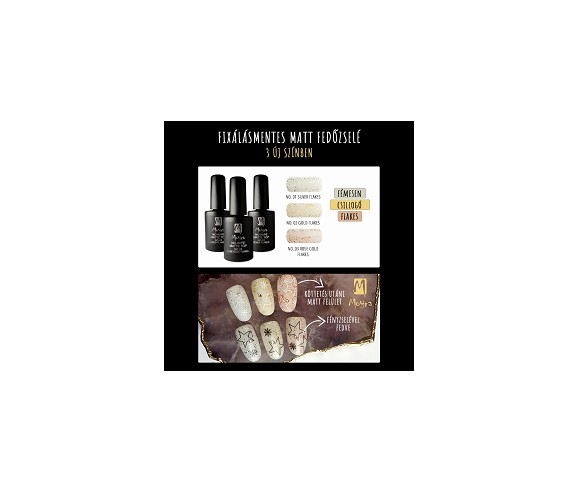 copia de Moyra Finition Matte Gel  Silver Flake