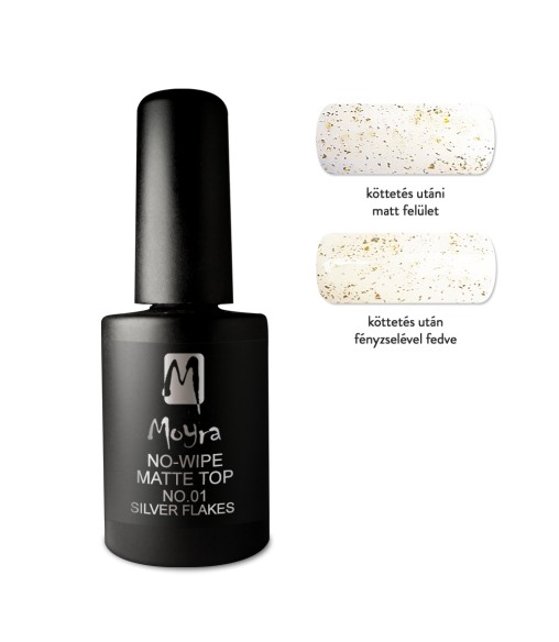 copia de Moyra Finition Matte Gel  Silver Flake