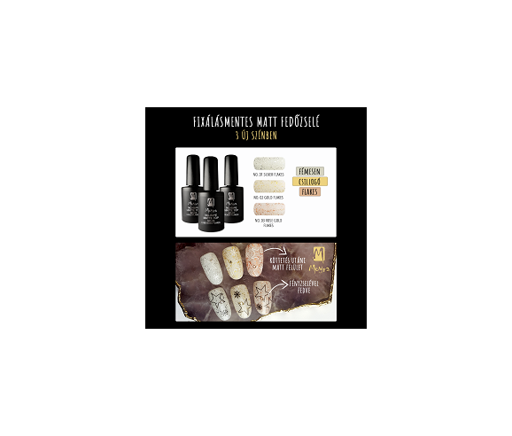 Moyra Finition Matte Rose Gold Flake