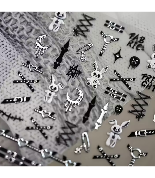 Autocollant Gothique Punk