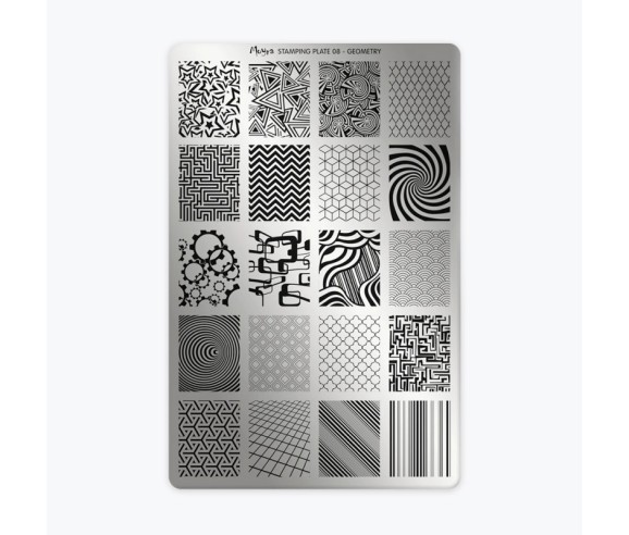 Plaque stamping 08 Moyra Geometry