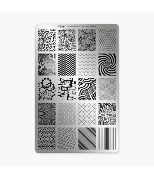 Plaque stamping 08 Moyra Geometry