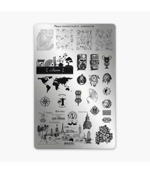 Moyra Plaque Stamping Globetrotter