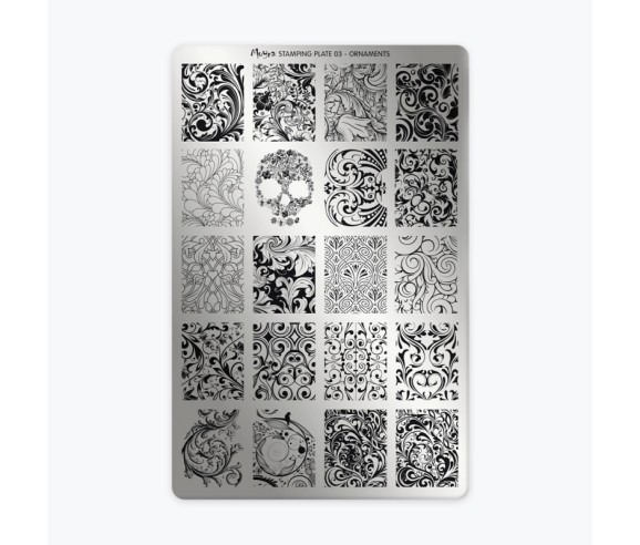 Moyra Plaque Stamping Ornement